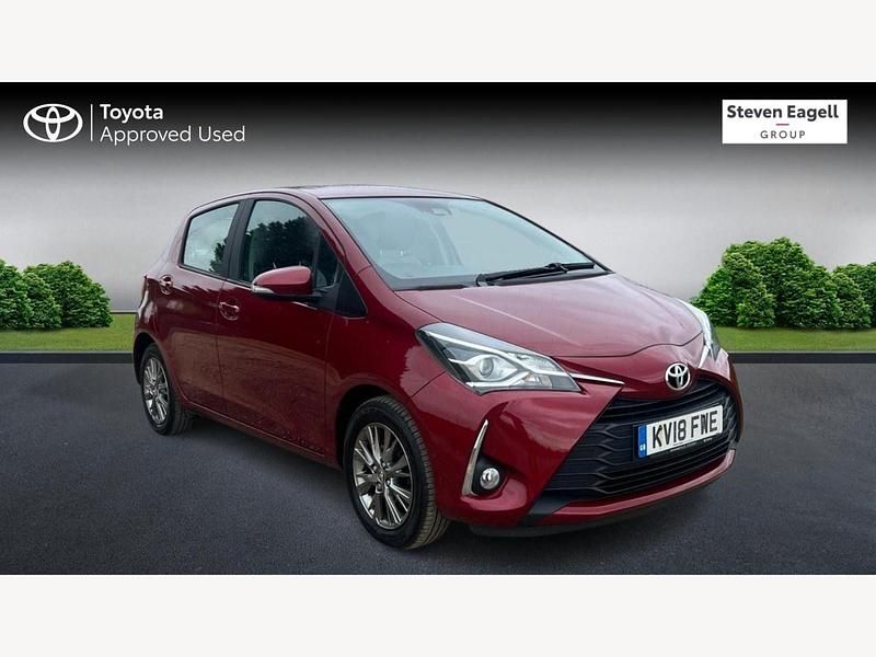 Used Toyota Yaris 2018 Red Hatchback