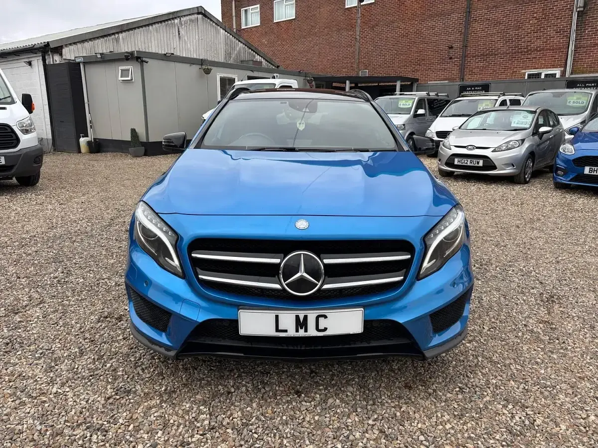 Used Mercedes GLA250 AMG line 211 HP (155 kW) 2014 Blue SUV