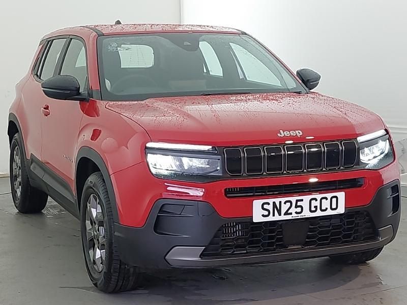 Red New 2025 Jeep Avenger Longitude SUV | £18,498 (Super price) - Image 1/4