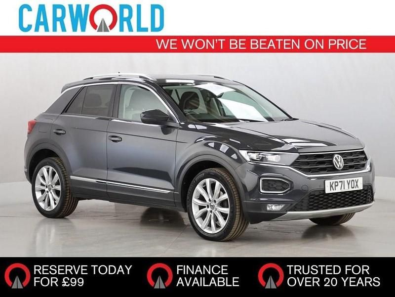 Grey Used 2021 VW T-Roc SEL SUV | £13,404 (Fair price) - Image 1/3