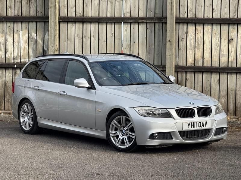 Silver Used 2011 BMW 318 M Sport Estate | £4,399 (Fair price) - Image 1/4