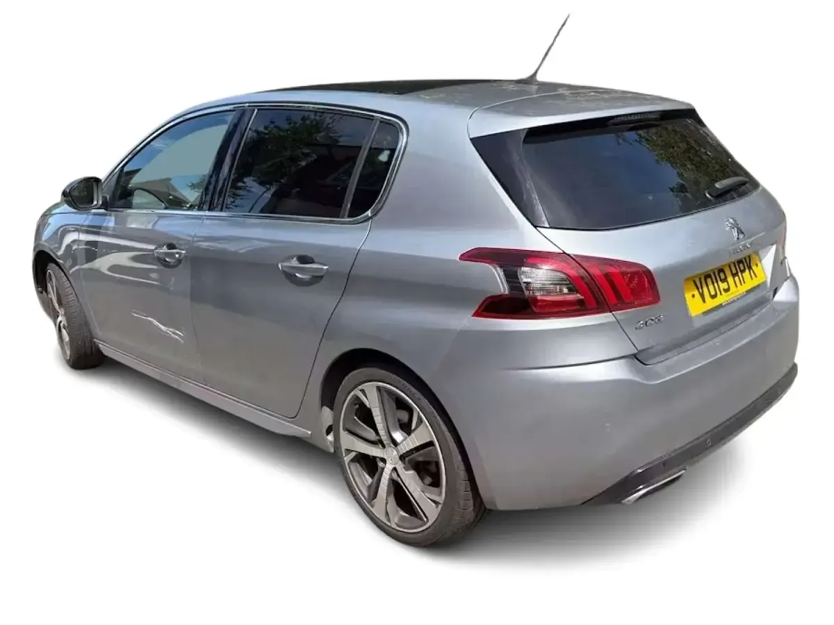 Used Peugeot 308 GT-line 130 HP (95 kW) 2019 Grey Hatchback