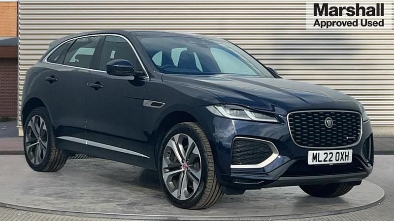 Blue Used 2022 Jaguar F-Pace R-Dynamic SUV | £32,277 (A bit pricey) - Image 1/4