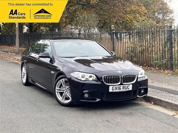 Black Used 2016 BMW 520 M Sport Sedan | £12,995 (Fair price) - Image 1/4