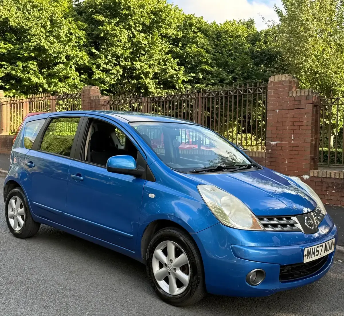 Used Nissan Note Acenta 88 HP (64 kW) 2008 Blue Hatchback