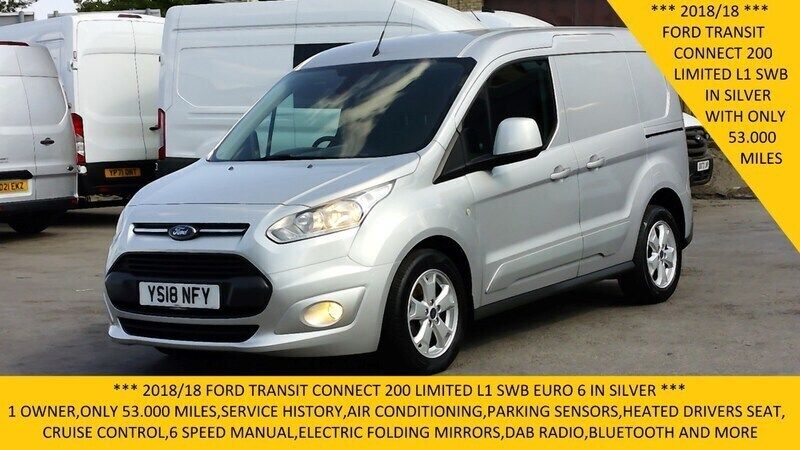 Silver Used 2018 Ford Transit Limited | £9,495 (Fair price) - Image 1/4