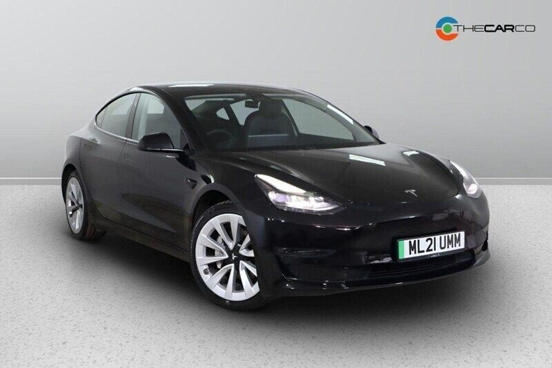 Black Used 2021 Tesla Model 3 Long Range AWD Sedan | £18,475 (Fair price) - Image 1/1