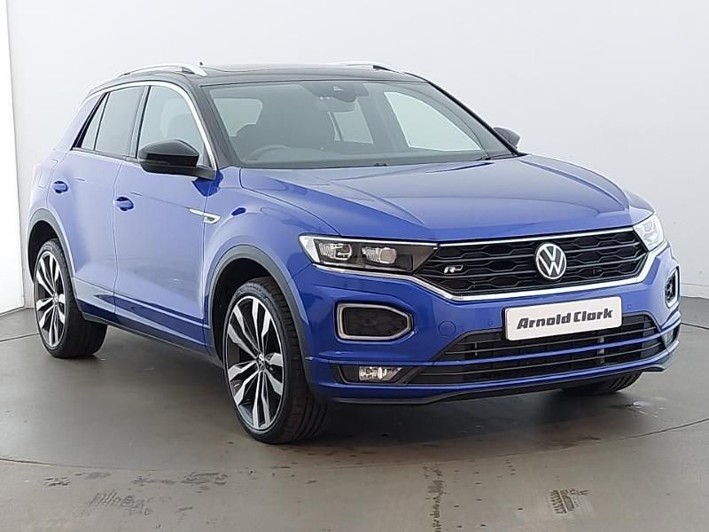 Used VW T-Roc R-line 190 HP (139 kW) 2022 Blue SUV