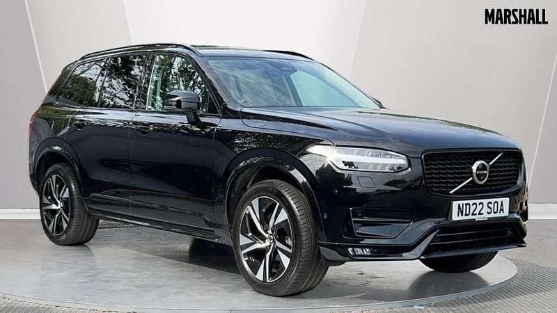 Metallic onyx black Used 2022 Volvo XC90 Plus SUV | £36,781 (Fair price) - Image 1/4
