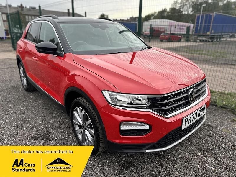 Used VW T-Roc Design 115 HP (84 kW) 2020 Red SUV