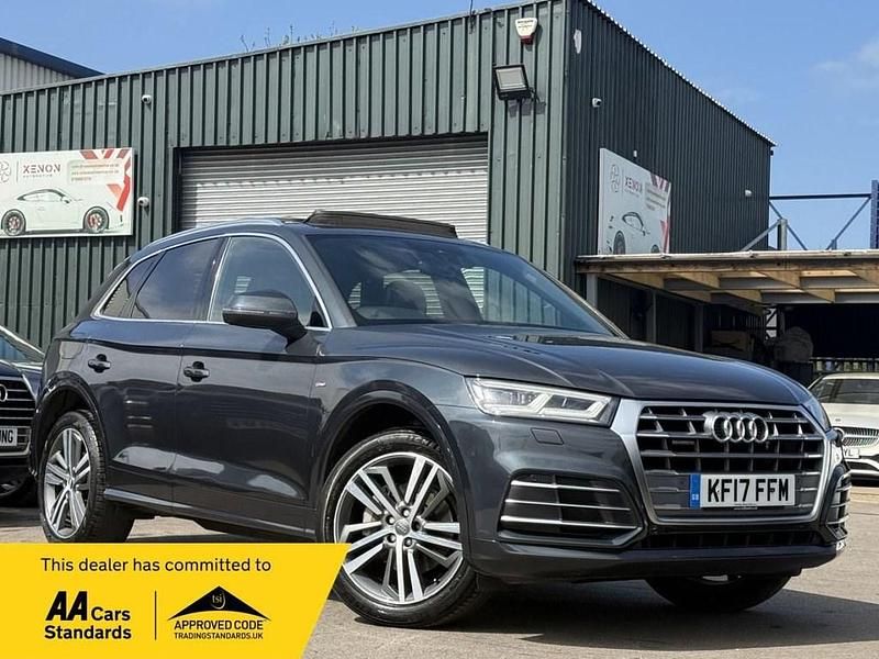 Grey Used 2017 Audi Q5 S-Line SUV | £20,490 (A bit pricey) - Image 1/4