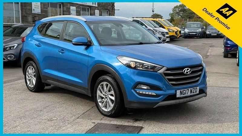 Blue Used 2017 Hyundai Tucson SE SUV | £8,891 (Fair price) - Image 1/4