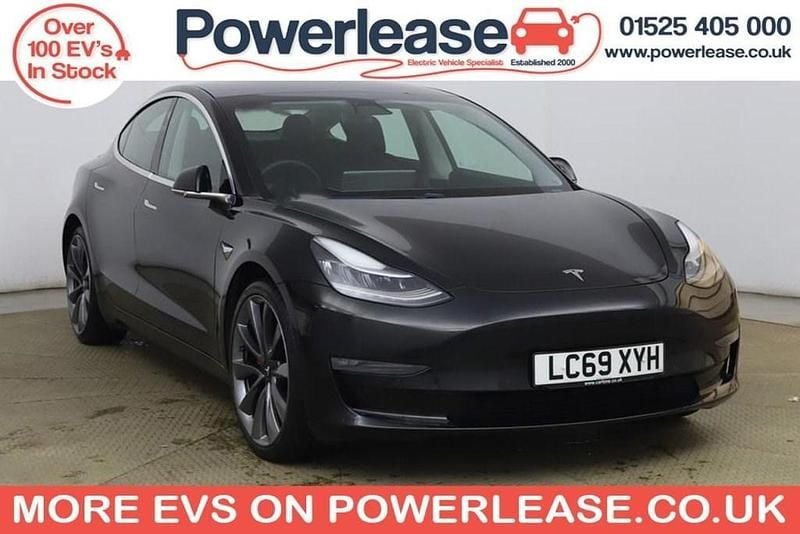 Used Tesla Model 3 Performance 82 kW (112 HP) 2019 Black Sedan