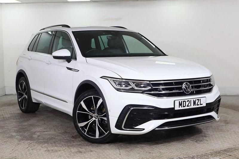 Used VW Tiguan R-line 150 HP (110 kW) 2021 White SUV