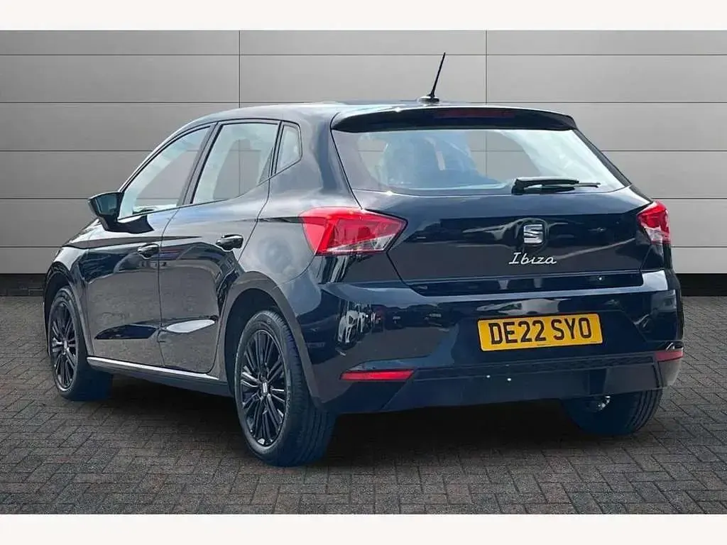 Used Seat Ibiza SE Technology 95 HP (69 kW) 2022 Midnight black Hatchback