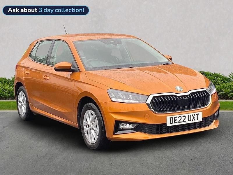 Orange Used 2022 Skoda Fabia Comfort Hatchback | £12,440 (Fair price) - Image 1/2
