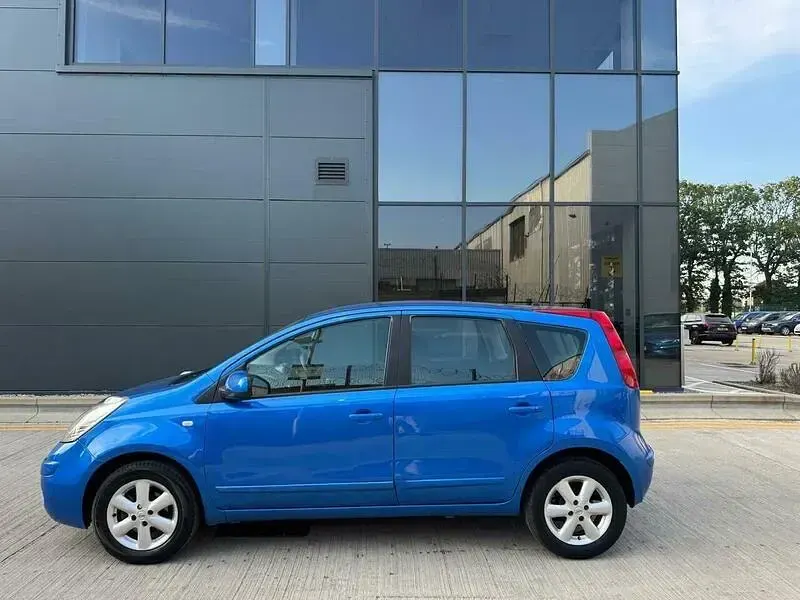 Used Nissan Note Acenta 110 HP (80 kW) 2008 Blue Hatchback