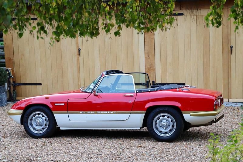 Used Lotus Elan 1972 Red/white Cabriolet