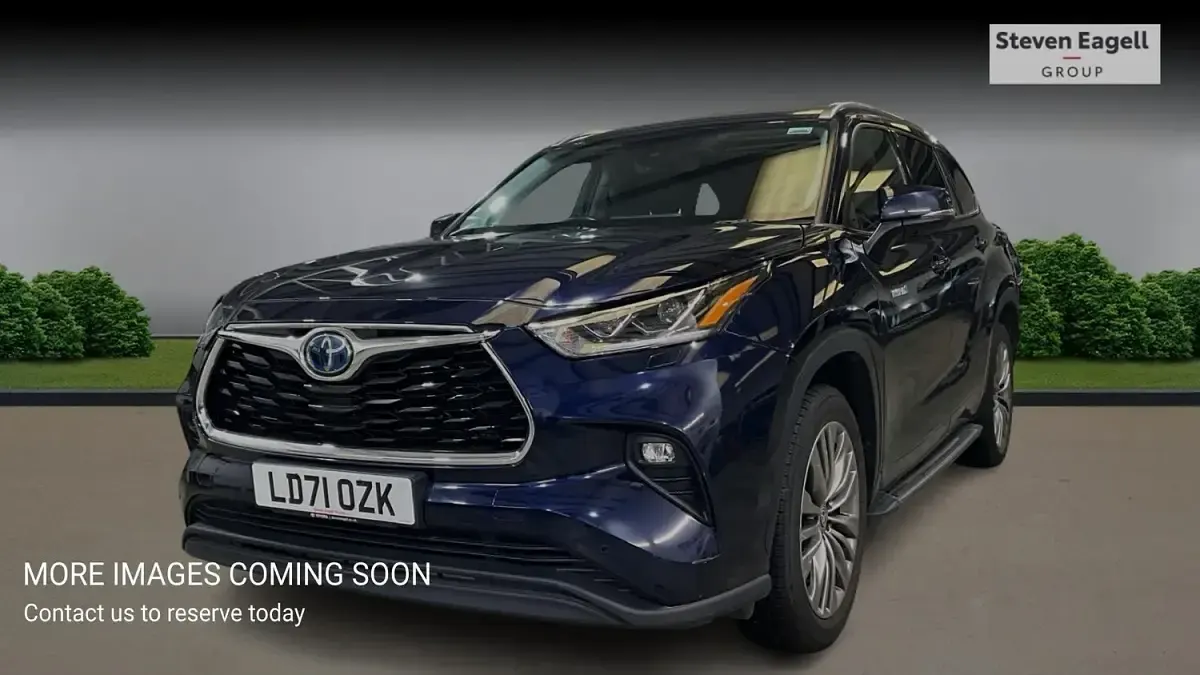 Used Toyota Highlander 243 HP (178 kW) 2021 Blue SUV