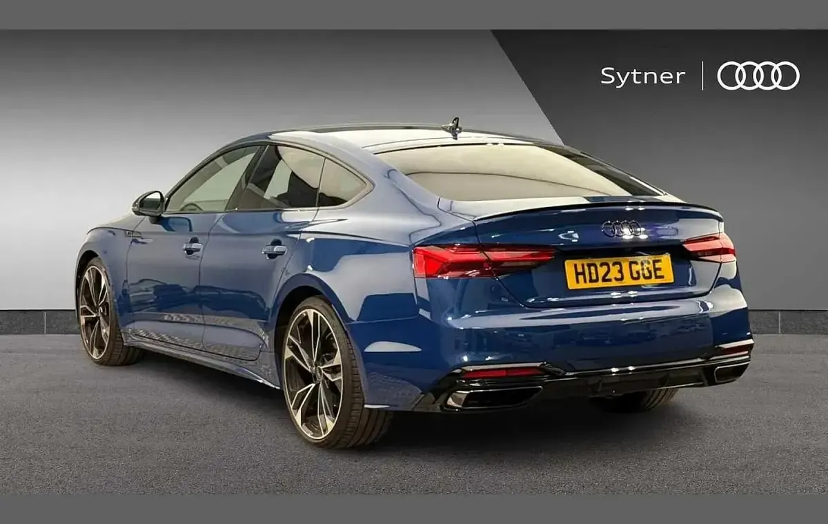 Used Audi A5 Black Edition 200 HP (147 kW) 2023 Blue Coupe