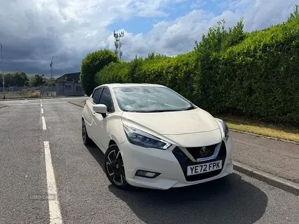 Used Nissan Micra Acenta 92 HP (67 kW) 2022 White Hatchback