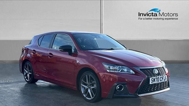 Used Lexus CT200h Sport Line 134 HP (98 kW) 2020 Red Hatchback