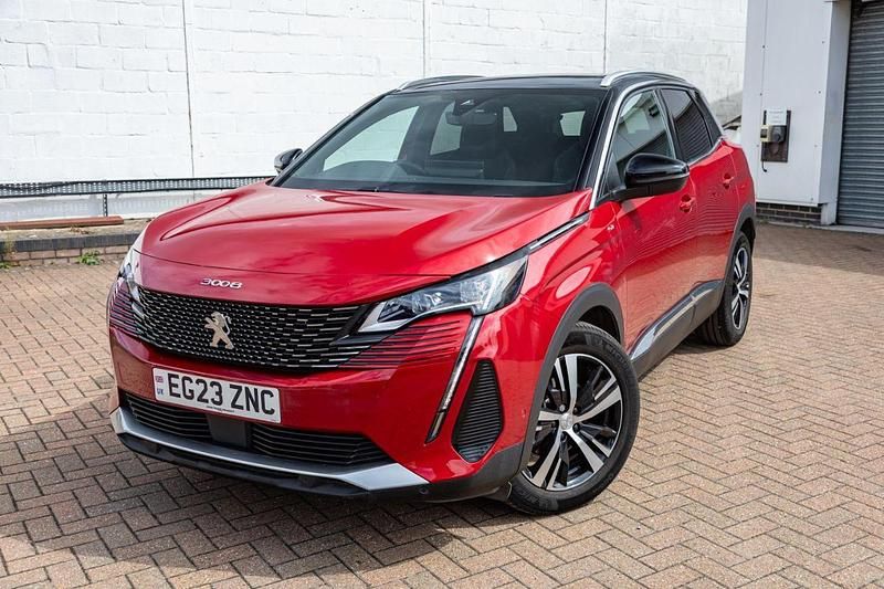 Red Used 2023 Peugeot 3008 GT SUV | £21,450 (Fair price) - Image 1/4
