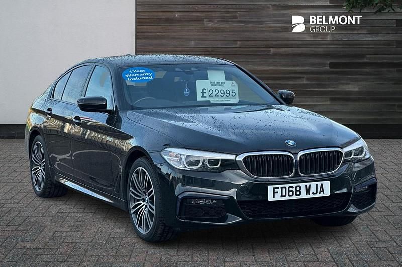 Black Used 2018 BMW 530e M Sport Sedan | £22,995 (Expensive) - Image 1/4
