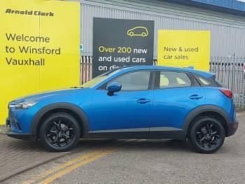 Begagnad Mazda CX-3 121 HK (88 kW) 2019 Blå SUV