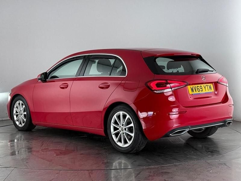 Used Mercedes A200 163 HP (119 kW) 2019 Red Hatchback