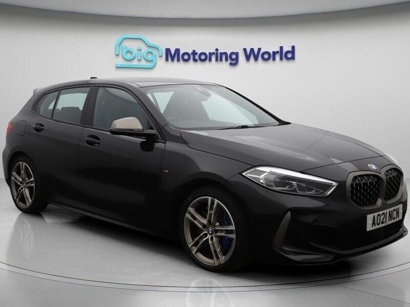 Black Used 2021 BMW M135 Hatchback | £23,500 (Good price) - Image 1/4