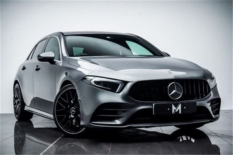 White Used 2019 Mercedes A180 AMG line Hatchback | £17,495 (A bit pricey) - Image 1/4