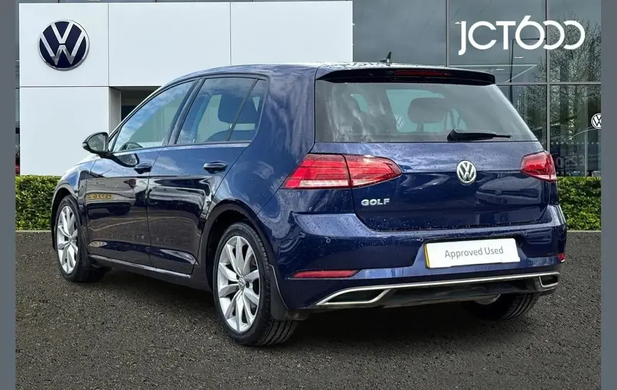 Used VW Golf VII GT 150 HP (110 kW) 2019 Blue Hatchback
