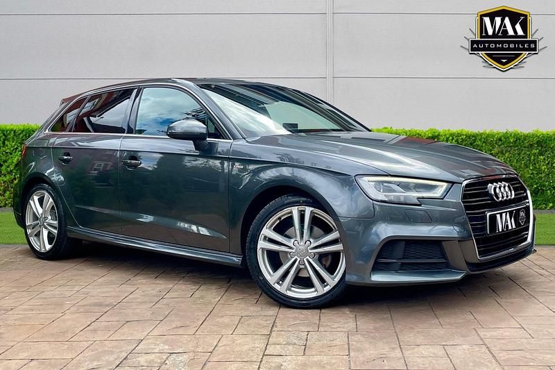 Grey Used 2018 Audi A3 S-Line Hatchback | £11,990 (Fair price) - Image 1/4