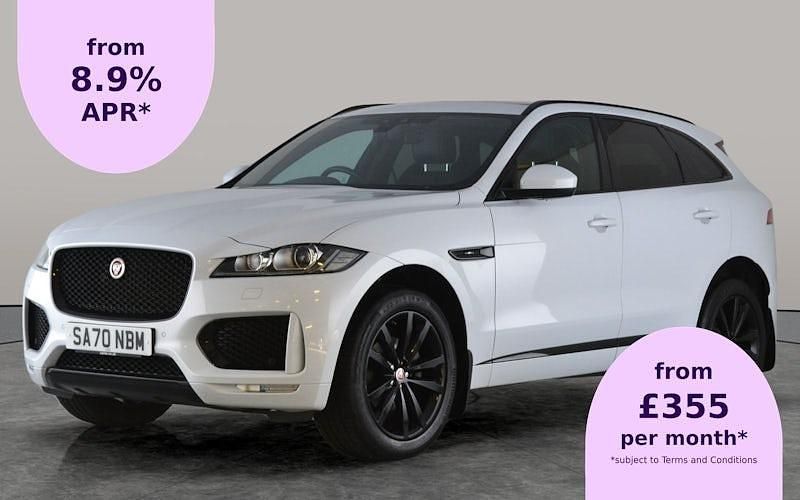 White Used 2020 Jaguar F-Pace Chequered Flag SUV | £22,810 (Fair price) - Image 1/2