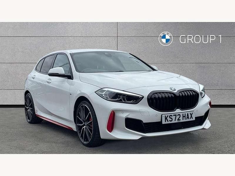 Alpine white Used 2023 BMW 128 Shadowline Hatchback | £25,395 (Fair price) - Image 1/4