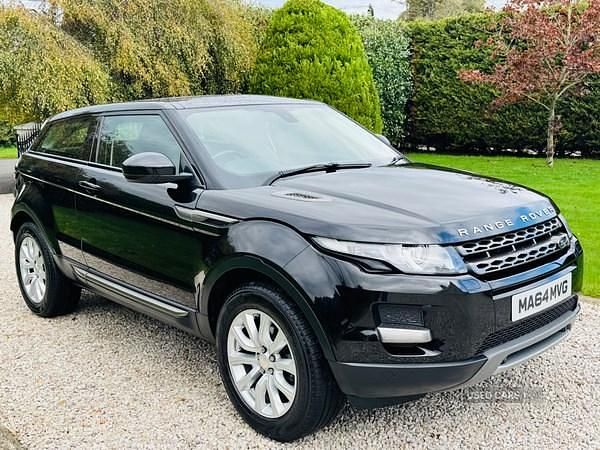 Black Used 2015 Land Rover Range Rover evoque Pure Coupe | £6,495 (Fair price) - Image 1/4