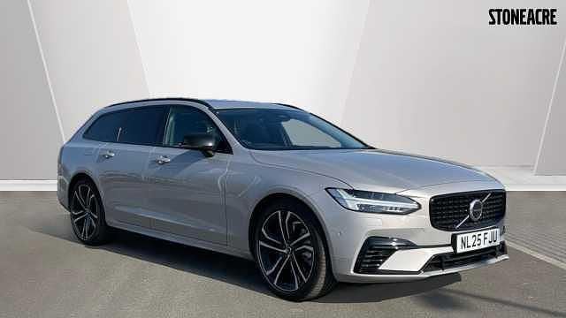 Silver Used 2025 Volvo V90 Ultra Estate | £52,052 (A bit pricey) - Image 1/4