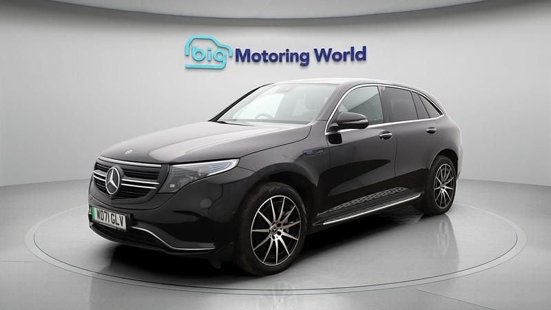 Used Mercedes EQC400 AMG line 300 kW (408 HP) 2022 Black SUV