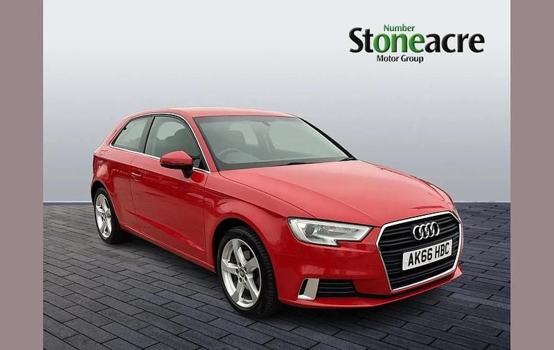 Used Audi A3 Sport 113 HP (83 kW) 2016 Red Hatchback