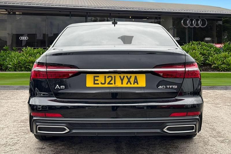 Used Audi A6 S-Line 204 HP (150 kW) 2021 Black Sedan