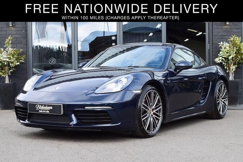 Blue Used 2018 Porsche 718 Cayman Coupe | £40,999 (Good price) - Image 1/4