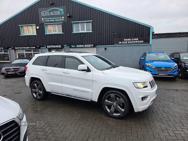 Used Jeep Grand Cherokee Overland 2017 White SUV