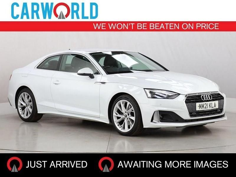 White Used 2021 Audi A5 Sport Coupe | £18,400 (Good price) - Image 1/3