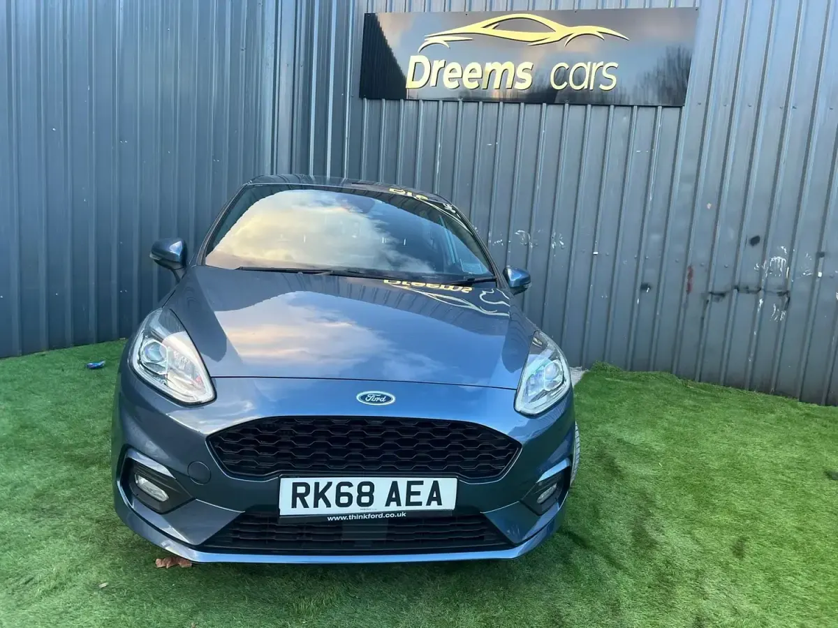 Second-hand Ford Fiesta ST-Line 140 CP (102 kW) 2018 Albastru Hatchback