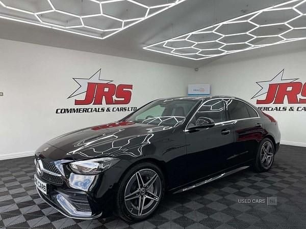 Used Mercedes C220 AMG line 2023 Black Sedan
