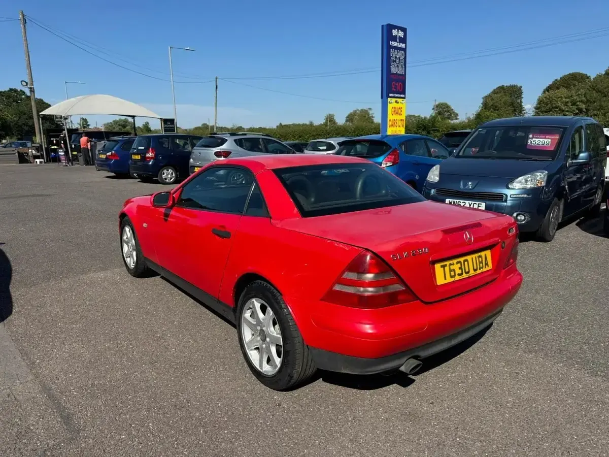 Used Mercedes SLK230 1999 Red Cabriolet