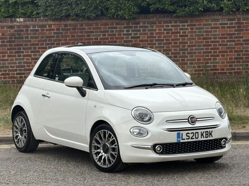 White Used 2020 Fiat 500 Star Hatchback | £9,799 (Fair price) - Image 1/2