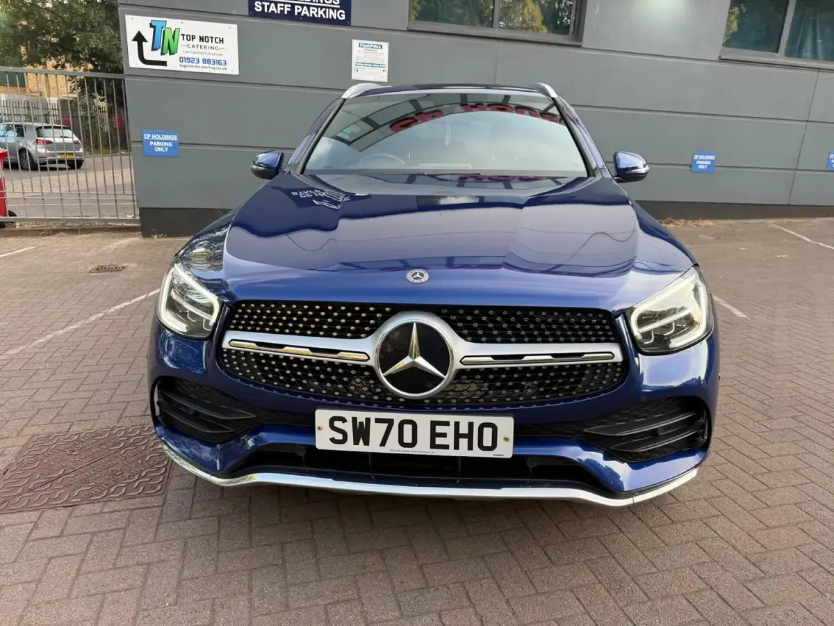 Used Mercedes GLC300 AMG line 2020 Blue SUV