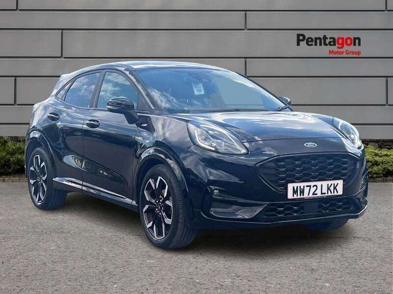 Black Used 2022 Ford Puma ST-Line X Hatchback | £17,995 (Fair price) - Image 1/4